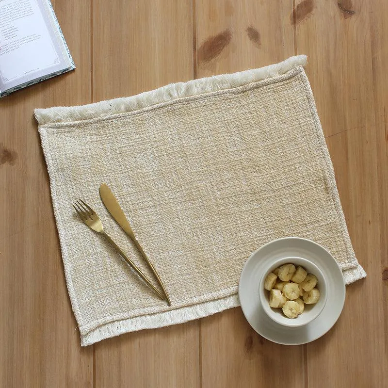 Matsya Vala Placemat (Beige) - Set Of Two media 1
