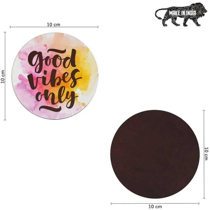 Good Vibes Only Coaster - Set Of Four media 6
