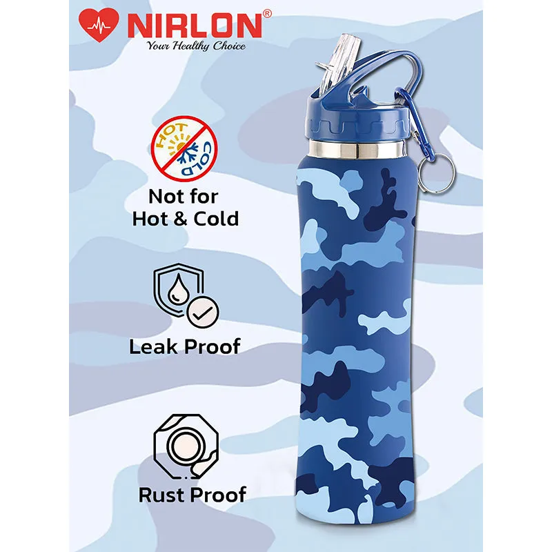 Army Blue Sipper Water Bottle - 750 mL media 5