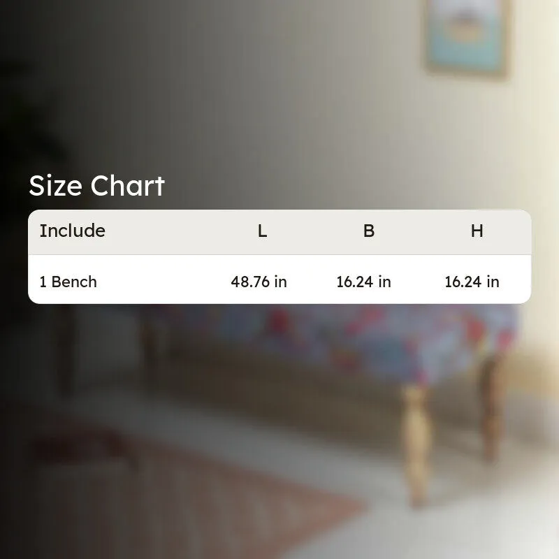 Averon Sheesham Wooden Bench - Grey media 12