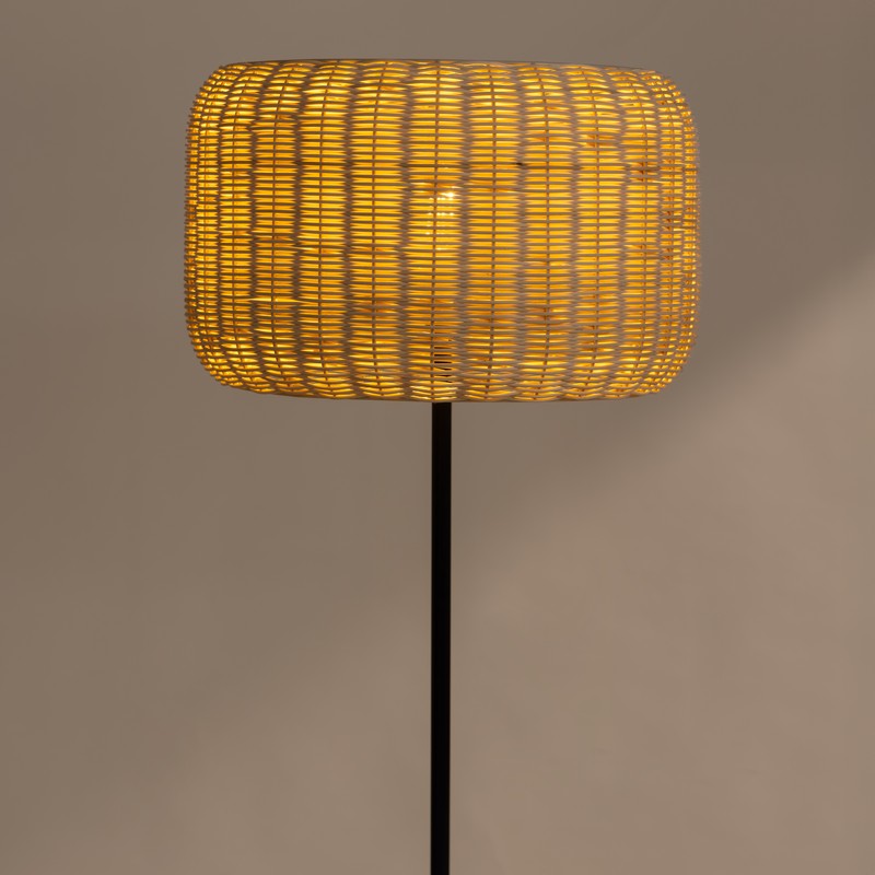 Fig Living Bird's Nest - Rattan Floor Lamp media 9