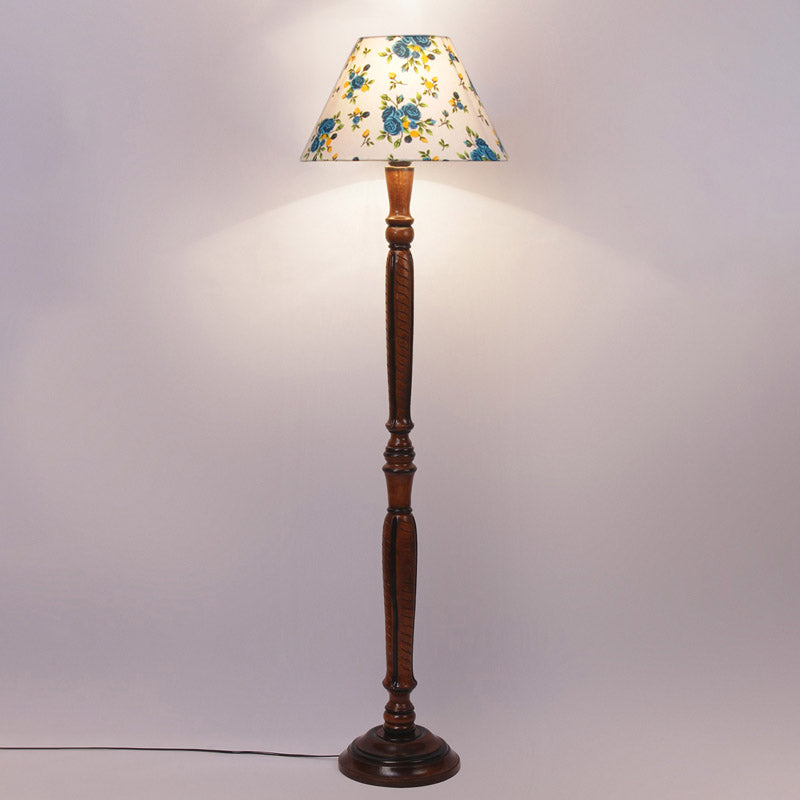 Alba Hima Vintage Wooden Floor Lamp media 5