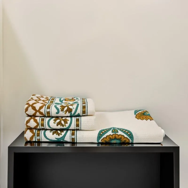 Alka Waffle Towel Combo - Set Of Three media 1