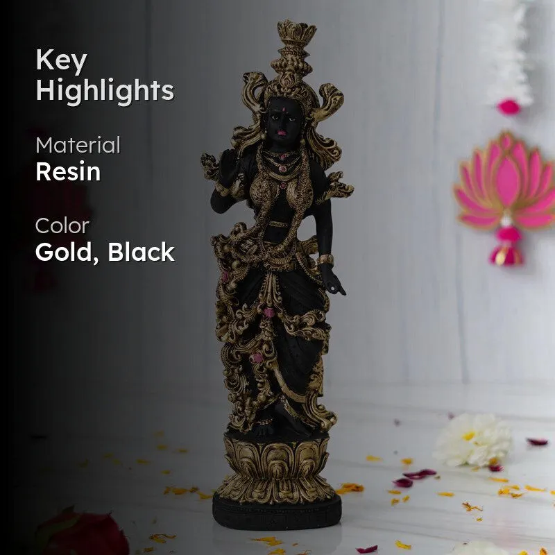 Madhava Chaitanya Idol - Black & Gold media 2