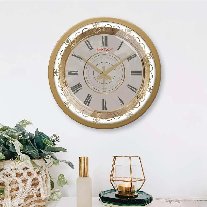 Classy Embossed Wall Clock media 1