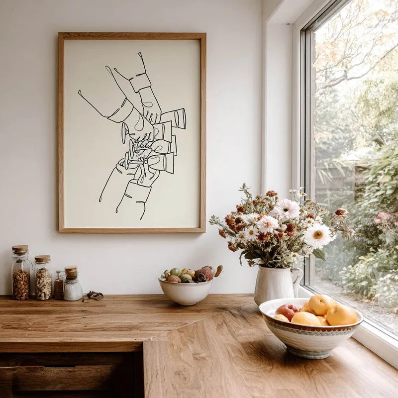 ChampagneBump Archival Canvas Wall Art - Brown media 7