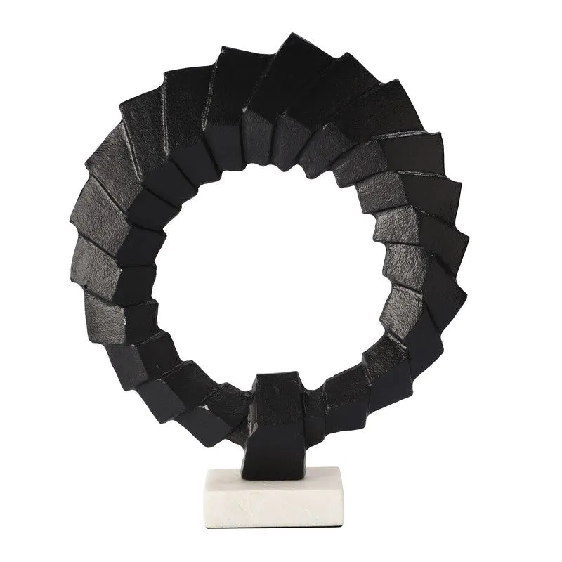 Shadow Wheel Aluminium Showpiece - Black media 3