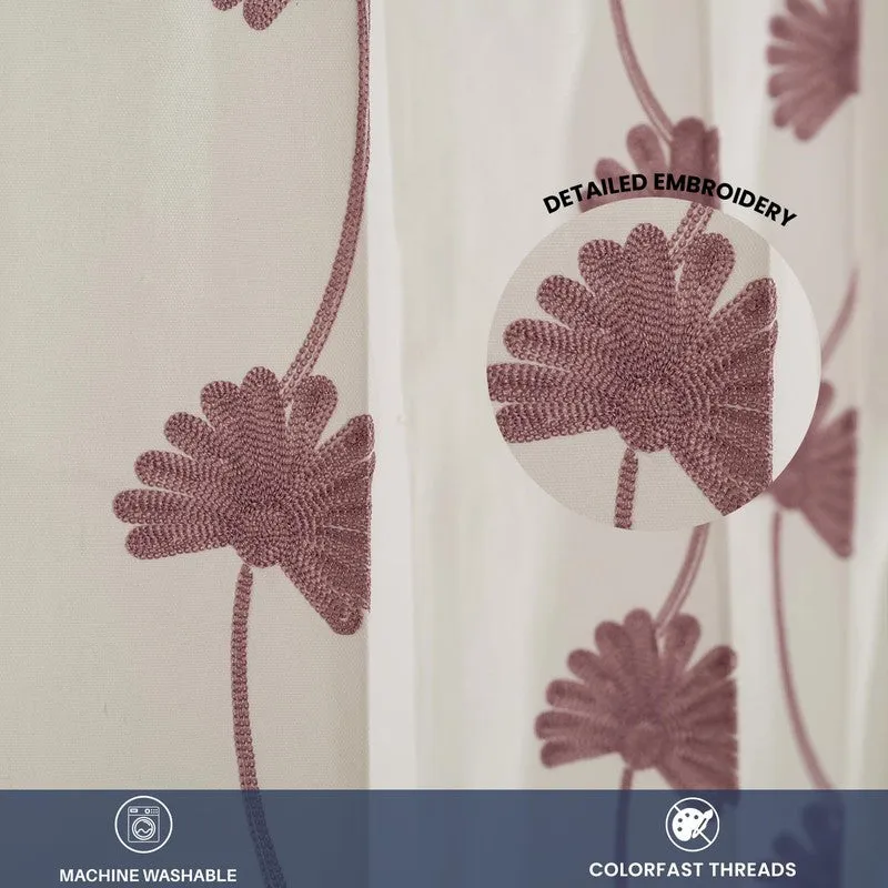 Aarohi Cotton Curtain - Mauve media 5