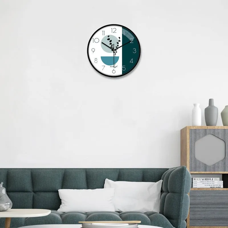Moment Value Round Analog Wall Clock - Teal media 4