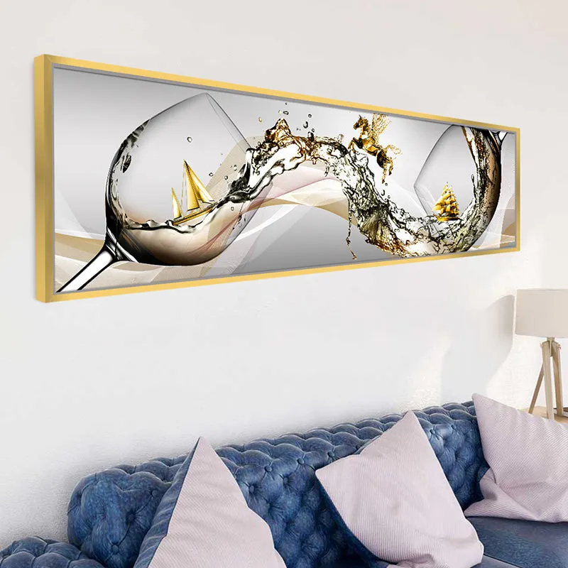 Liquid Splash Wall Art media 4