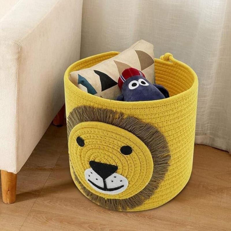 Leo Roar Cotton Storage Basket