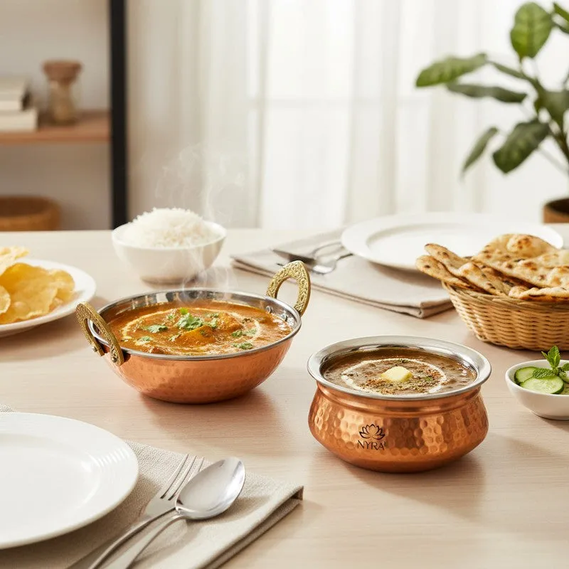 Heaton Stainless Steel Kadai with Balti - Two Piece Set media 1