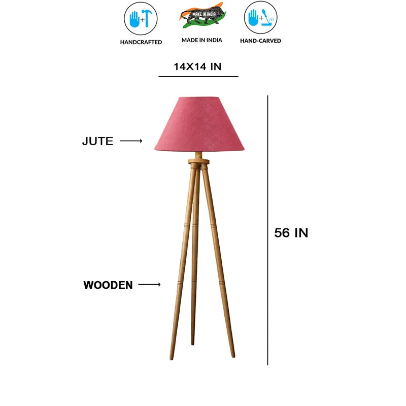Sienna II Tripod Floor Lamp - Pink media 7