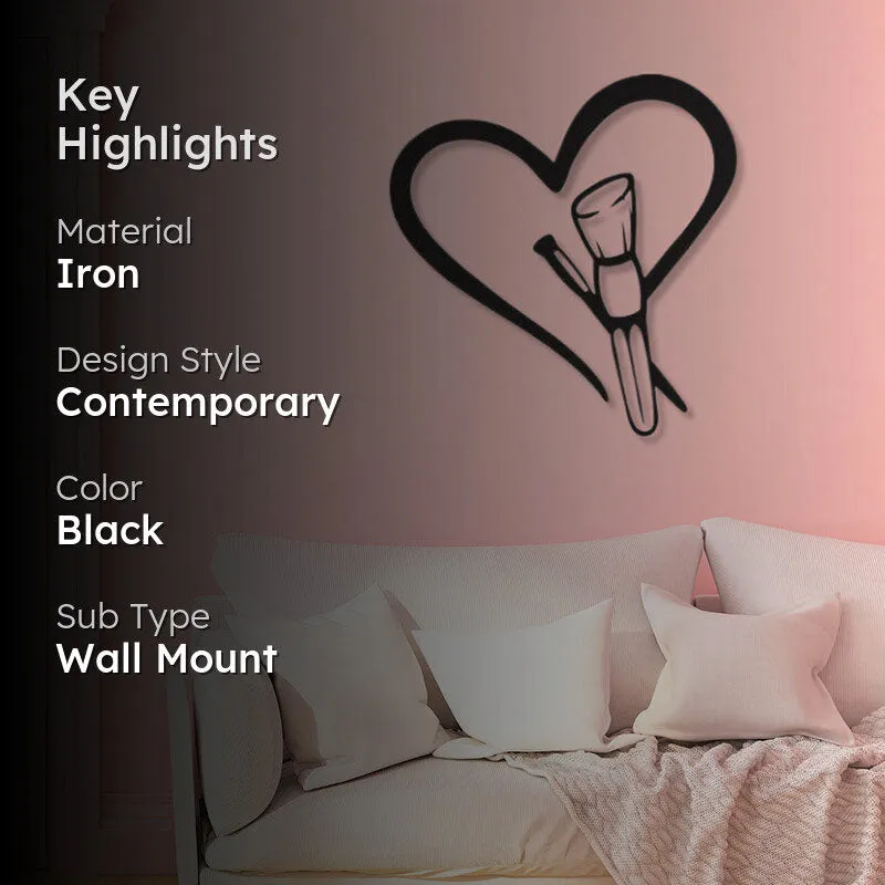 Makup Artist Black Iron Wall Accent media 2