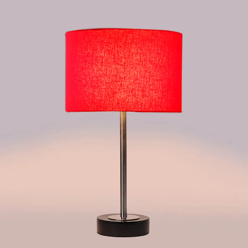 Cotin I Rodin Wooden Table Lamp - Red,Silver,Black media 5
