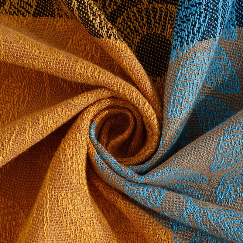 Barred Rhythm Geometric PollyCotton Bedsheet - 130 GSM media 5
