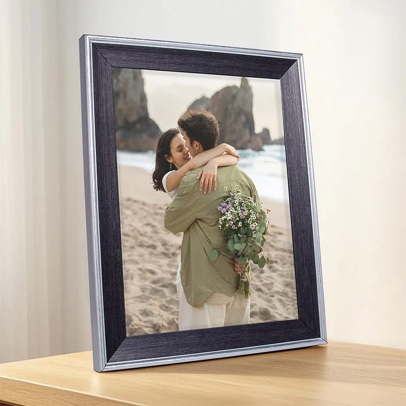 Elegant Vintage Style PVC Photo Frame - Black media 1