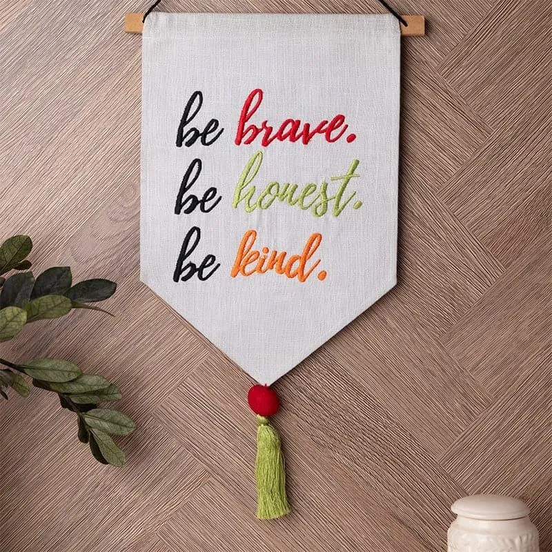 Be Brave Banner Fabric Wall Accent media 1