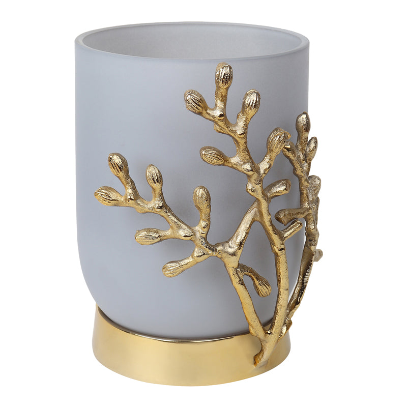 Roscoe Gemma Vase - Grey & Gold media 5