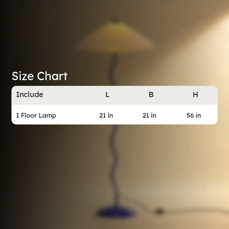Fig Living Wavy Floor Lamp - Cobalt Blue media 13