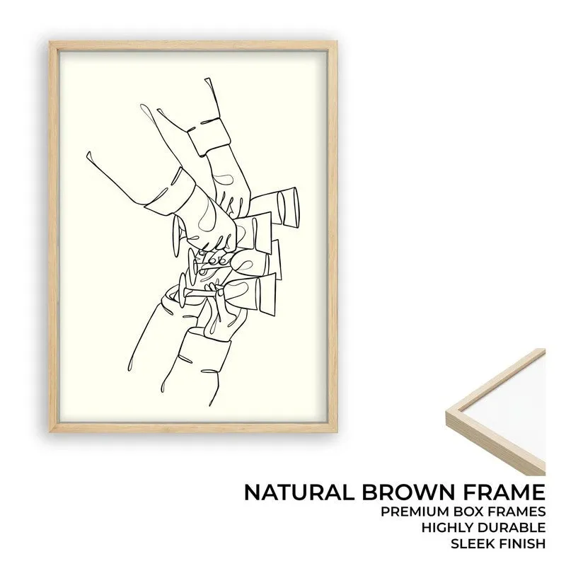 ChampagneBump Archival Canvas Wall Art - Brown media 9