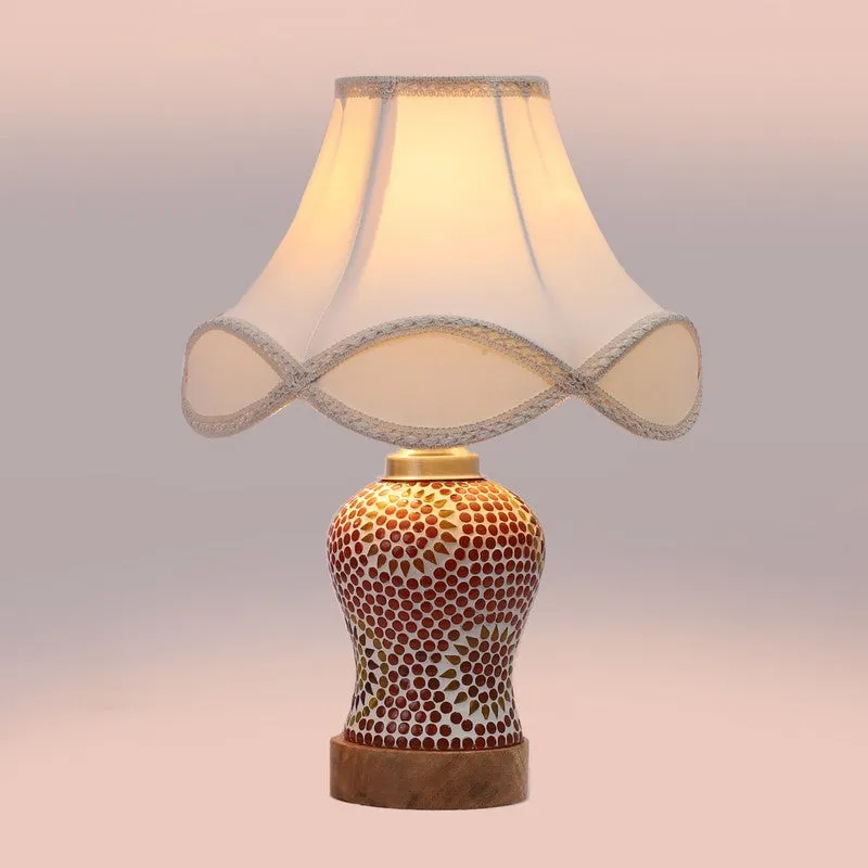 Aranya Arc Wooden Table Lamp - Multicolor media 6
