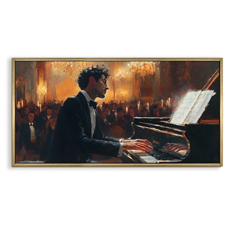 Soundscape Canvas Wall Painting With Frame media 3