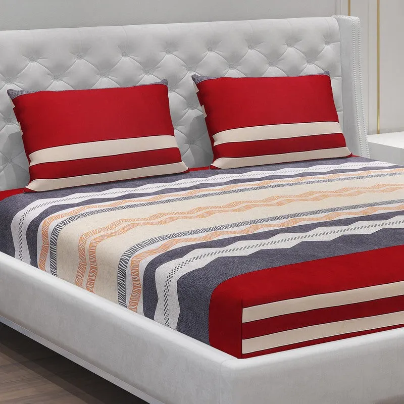 Monte Carlo Color Stripes Bedsheet - 120 GSM media 5