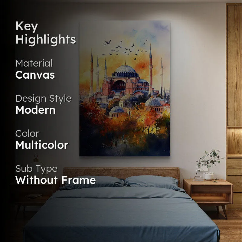 Sunset Mahal Wall Painting media 2