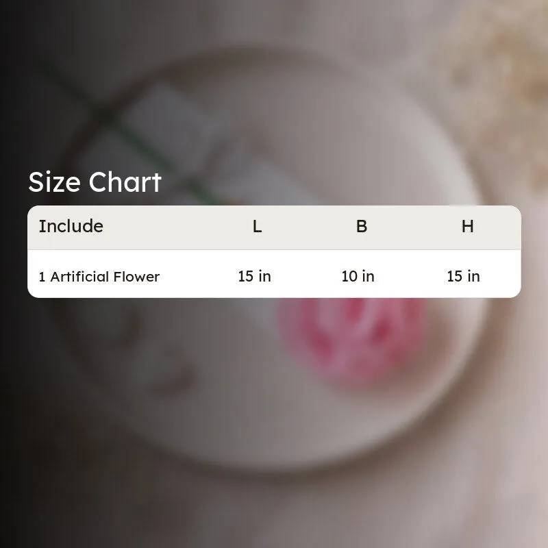 Urban Petals Artificial Flower Collection - Pink,white media 9