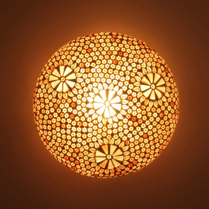 Kaleida Flush Mount Glass Ceiling Lamp media 2