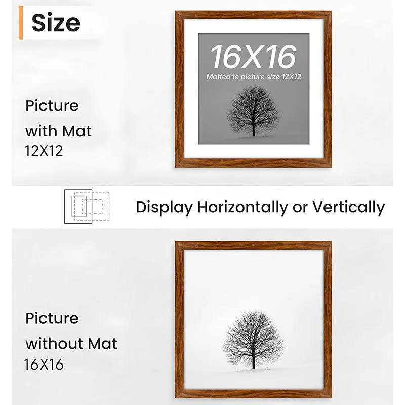 Naia Photo Frame (Brown) - Set Of Four media 7