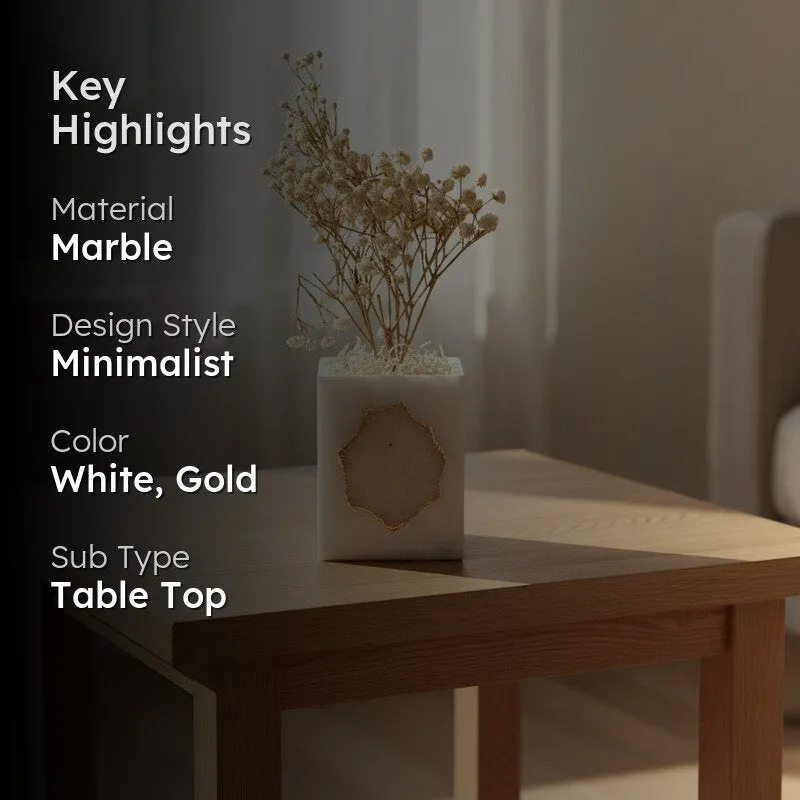 The Bloomline Marble Vase media 2