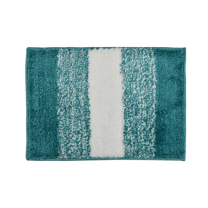 Orlina Cotton Bath Mat - Aqua Blue media 1