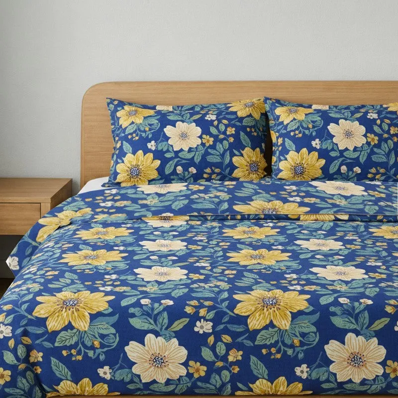 Hawaii Island Microfiber Bedsheet (Blue) - 130 GSM media 4