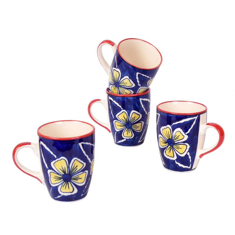 Ruhaani Ceramic Tea Cup (200 mL Each) -  Set of Four media 3