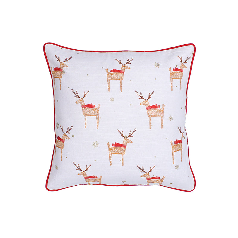 Jolly Reindeer Cushion Cover - Set Of Two media 3