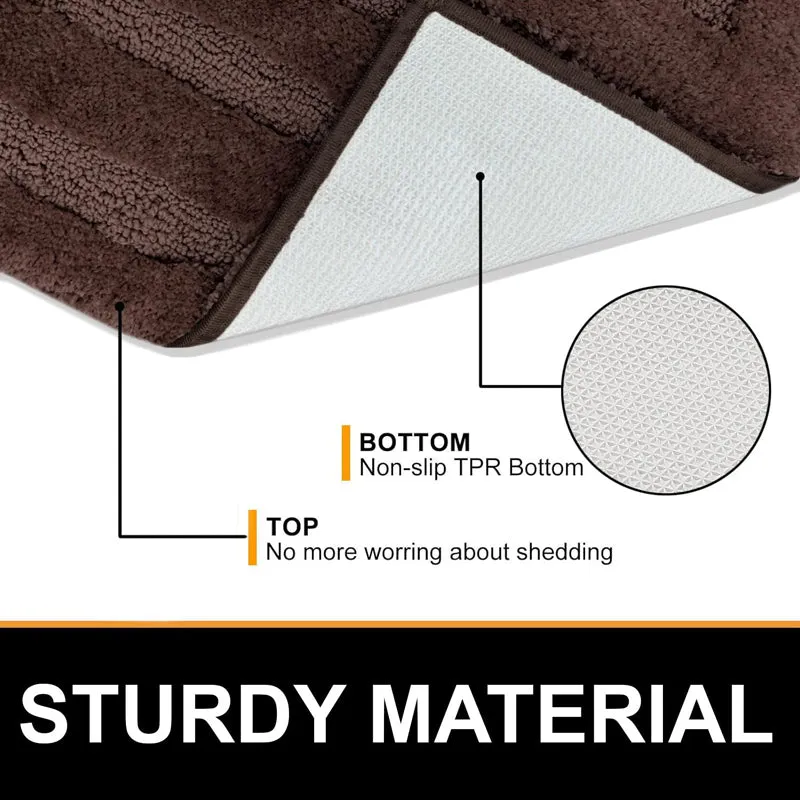 Luxe Classic Bath Mat - Chocolate Brown media 5