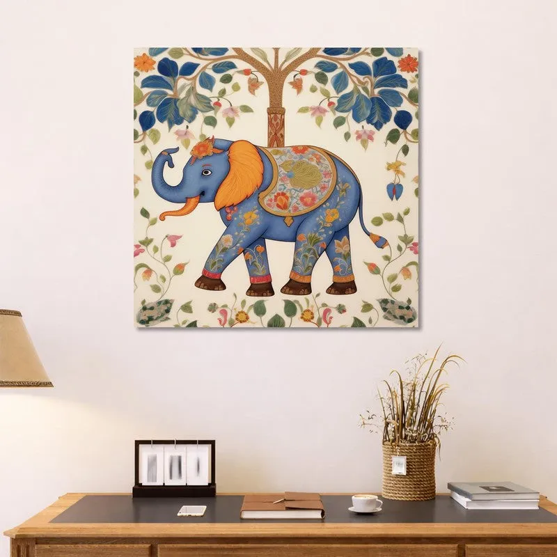 Indian Regal Tusker Canvas Wall Art media 3