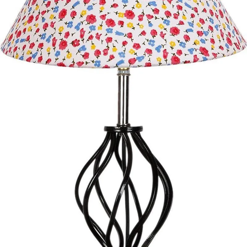 Dainty Georgia Fabric Table Lamp - Multicolor media 6