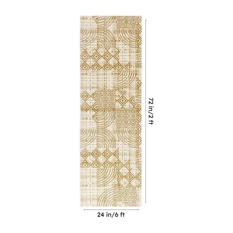 Lexo Non-Anti Skid Nylon Runner Rug - Yellow media 7