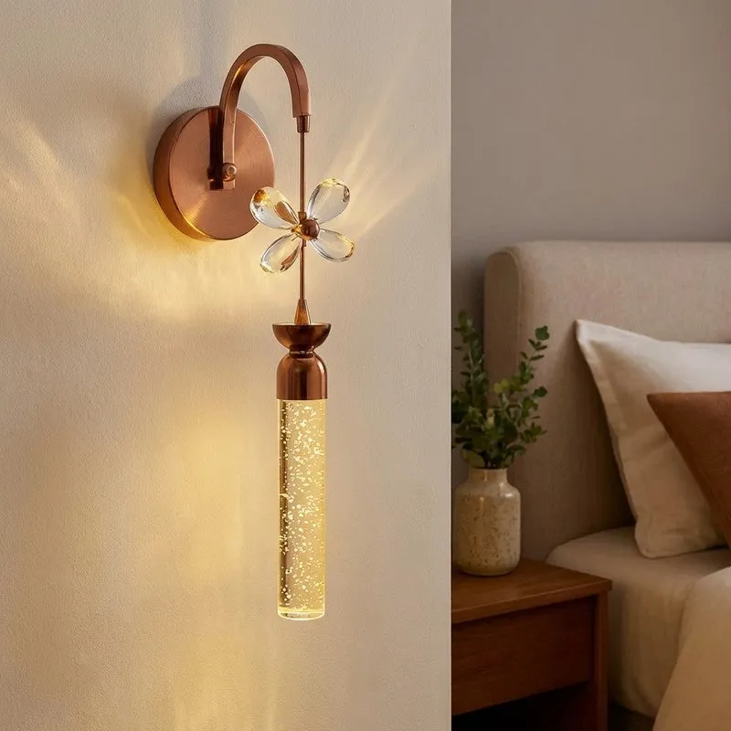 Flutter Aluminium And Glass Wall Lamp media 1
