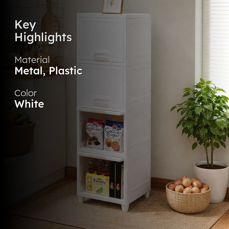 Organza Metal & Plastic Racks - White media 2