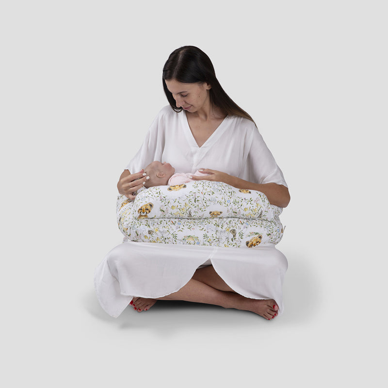Pounce & Snuggle Feeding Pillow with Removable Extra Pillow media 8