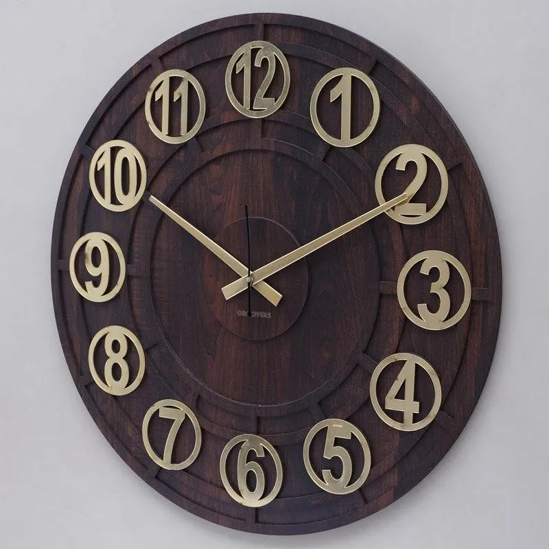 Balencia Decorative Wall Clock - Brown media 5