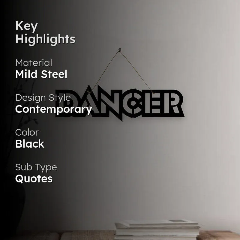 Dancer Mild Steel Wall Accent media 2