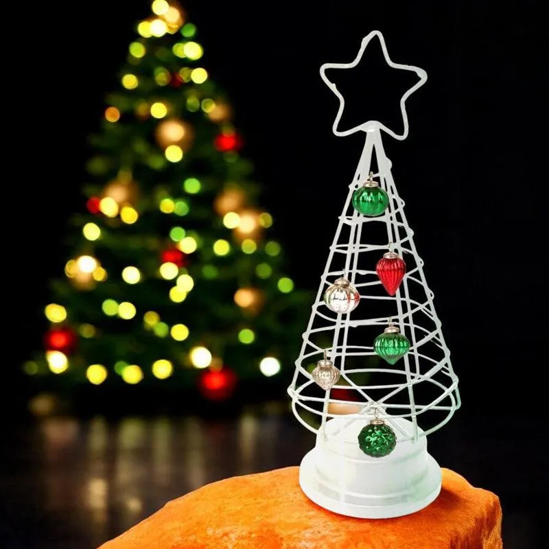 Urban Fir Christmas Ornament - White media 4