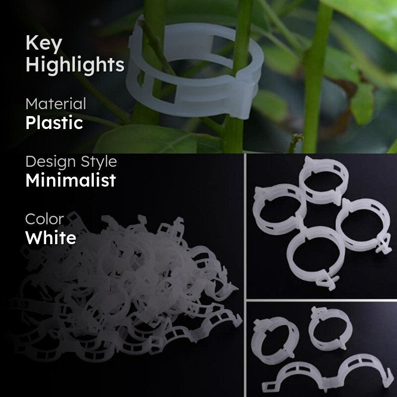 Plant Pro Plastic Garden Clip (White) - Set of Two Hundred media 2