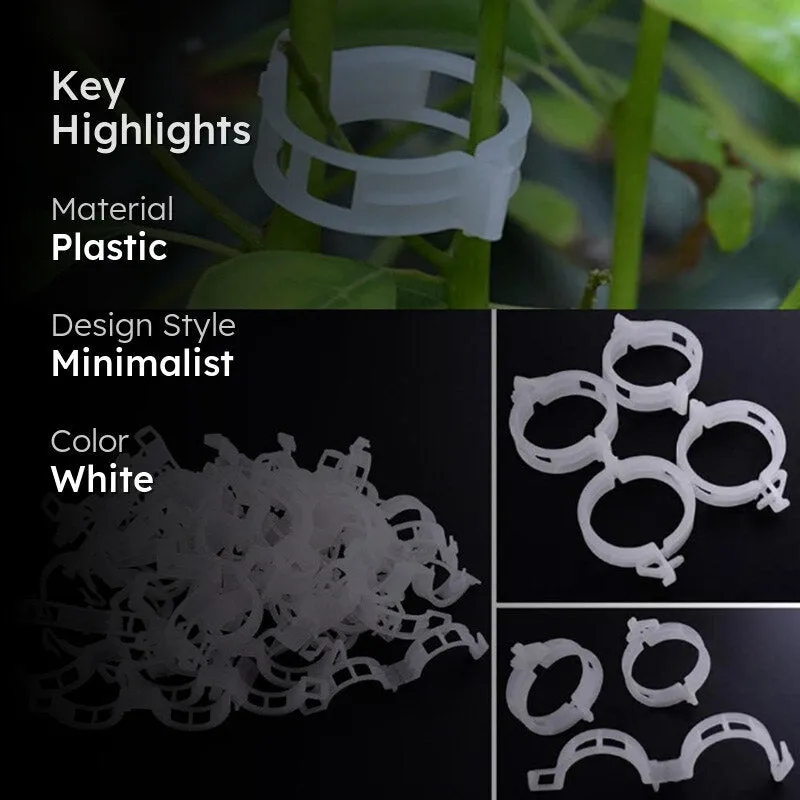 Plant Pro Plastic Garden Clip (White) - Set of Two Hundred media 2