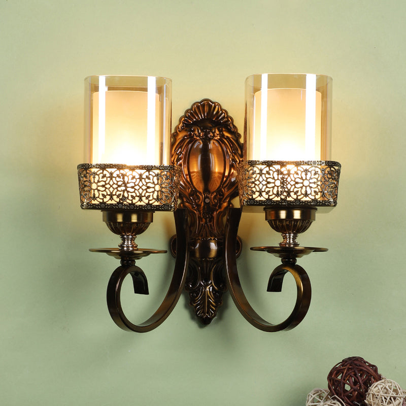 Flax Duo Iron Wall Lamp